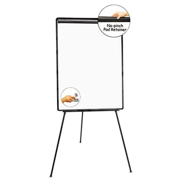 Universal® Tripod-style Dry Erase Easel, Easel : 44" To 78", Board: 29" X 41", White-black freeshipping - TVN Wholesale